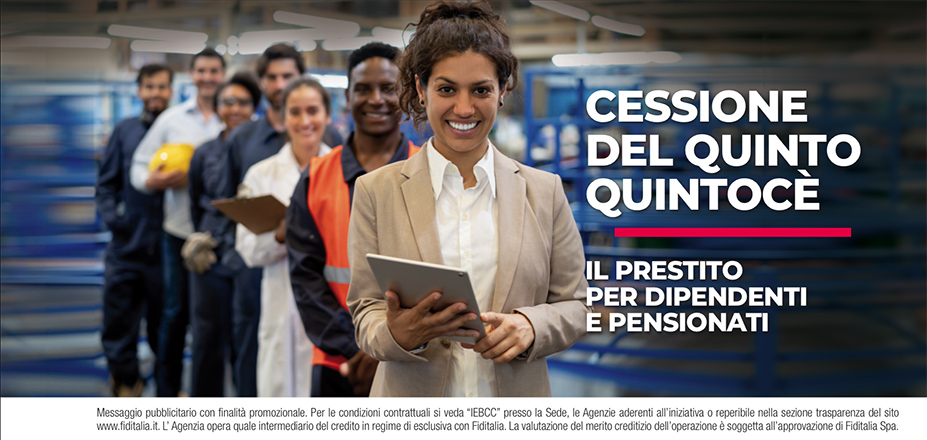 Agenzia Gruppo Sizzi Srl Fiditalia | Brindisi, Taranto, Manduria, Ostuni, Martina Franca, Monopoli | Banner Quintocè